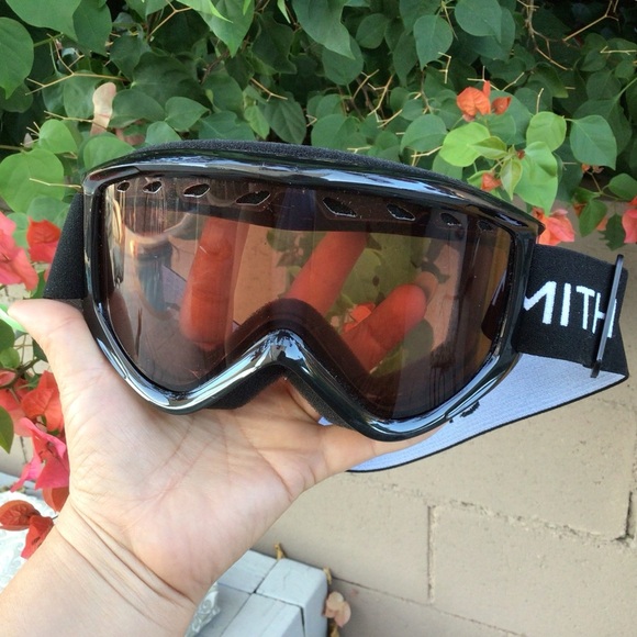 Smith Electra Snow Goggles Fog-X Anti-Fog Inner Lens Black RC36 Medium Fit - Picture 10 of 10